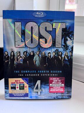 🎞️ Lost: The Complete Fourth Season Blu-ray - Opened But Never Played 🎞️